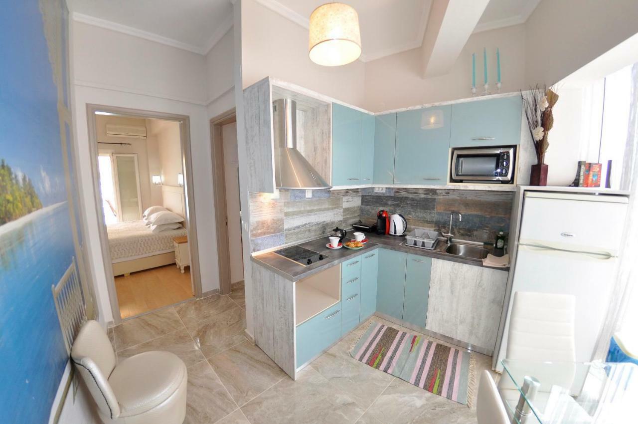 Tango Apartment On The Beach Палеокастріца Екстер'єр фото